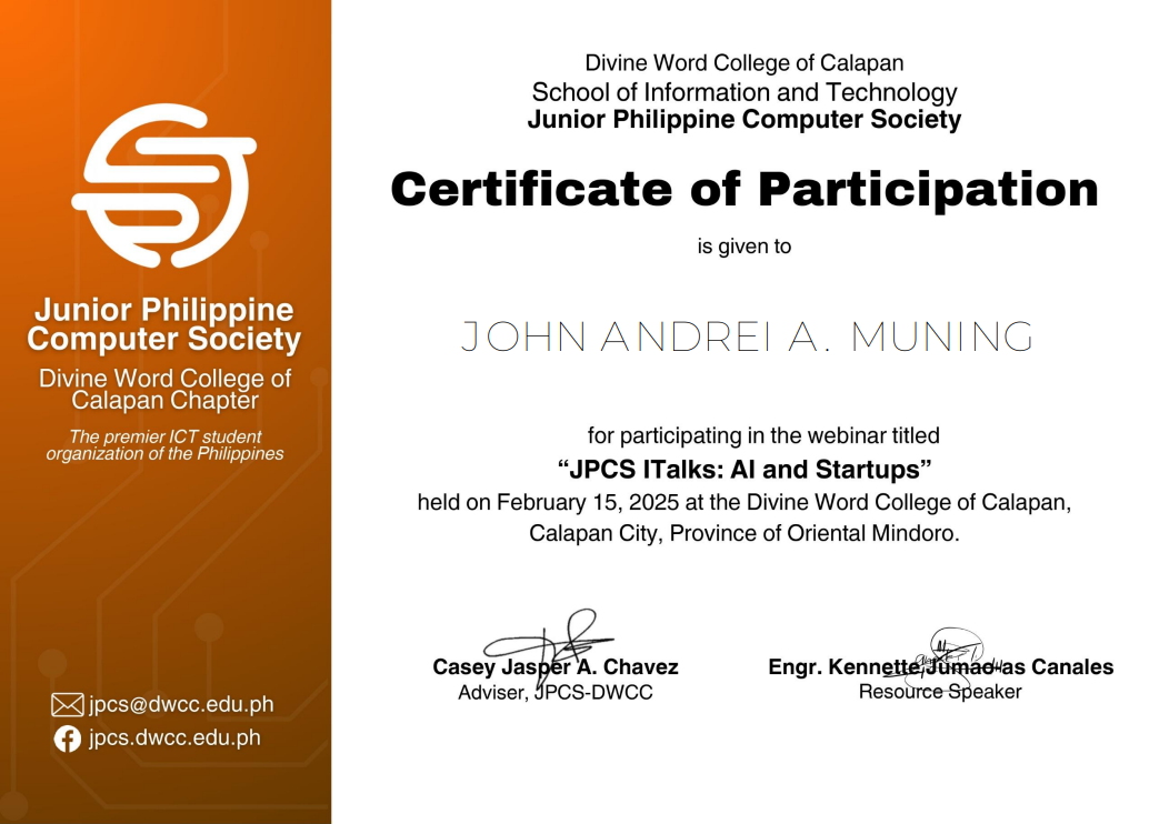 AI and Startups Certificate